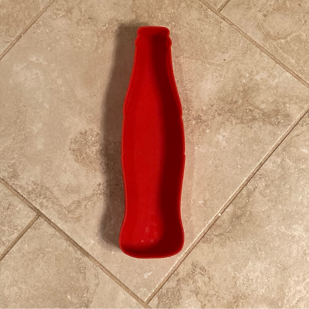 Red Bottle-Shaped Silicone Cake Pan